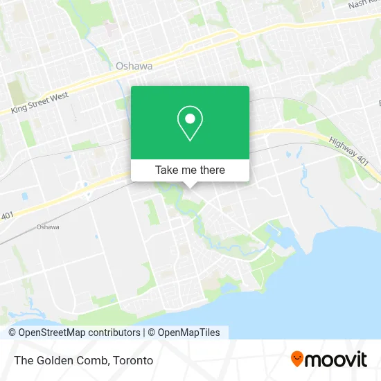 The Golden Comb map
