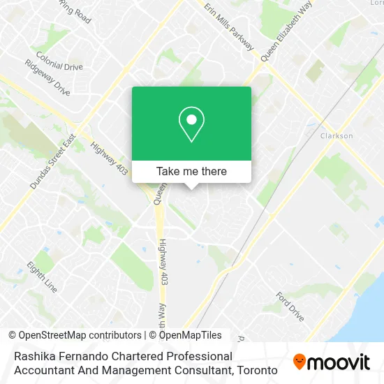 Rashika Fernando Chartered Professional Accountant And Management Consultant map
