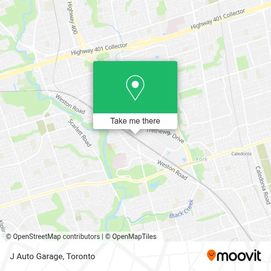 J Auto Garage map