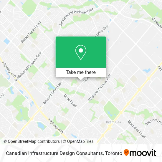 Canadian Infrastructure Design Consultants map