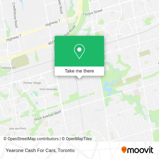 Yearone Cash For Cars map