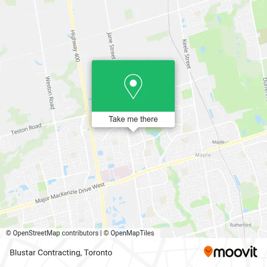 Blustar Contracting map