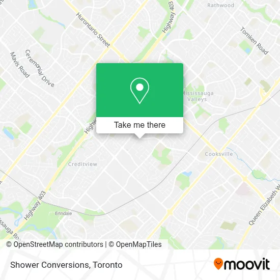 Shower Conversions map