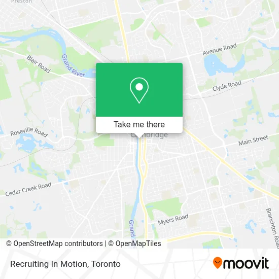 Recruiting In Motion map
