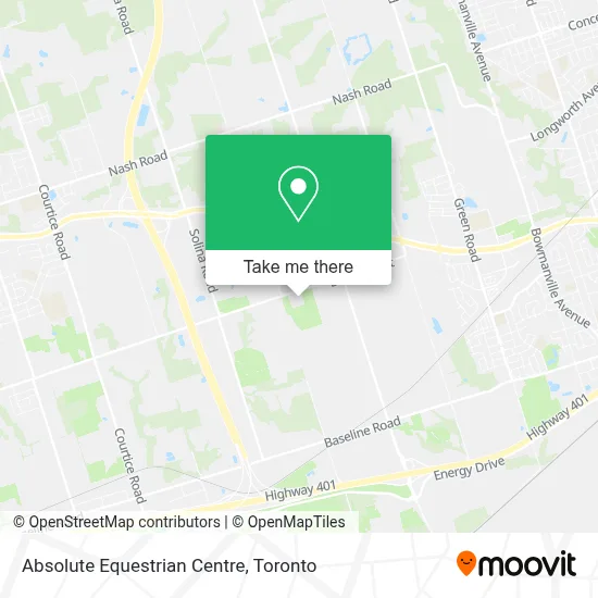 Absolute Equestrian Centre map