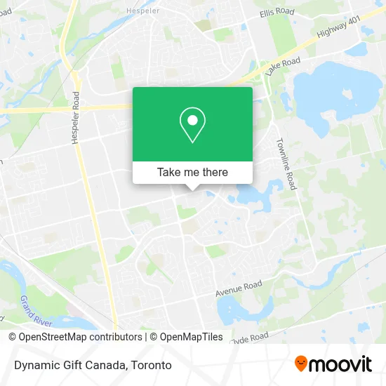 Dynamic Gift Canada map