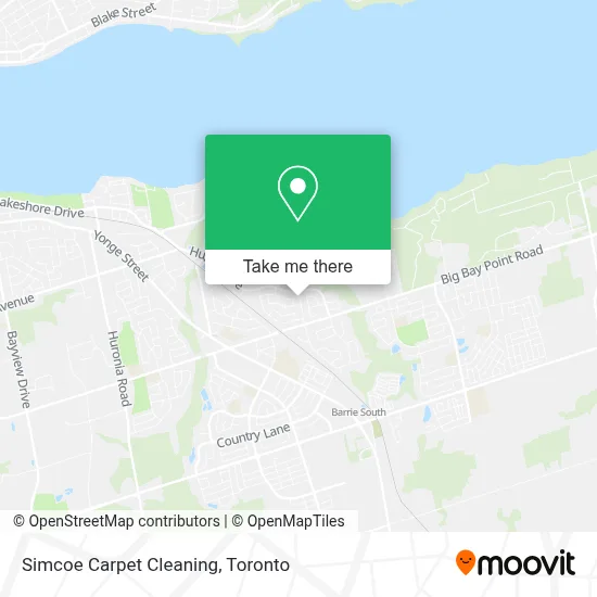 Simcoe Carpet Cleaning map