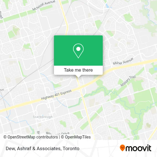 Dew, Ashraf & Associates map