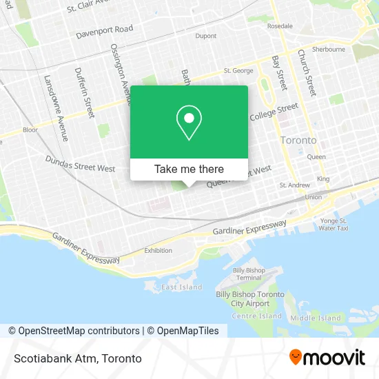 Scotiabank Atm map