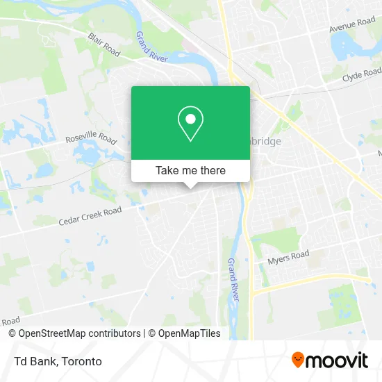 Td Bank map