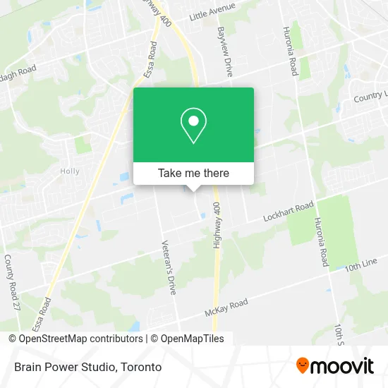 Brain Power Studio map