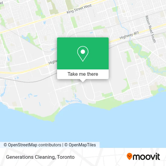 Generations Cleaning map