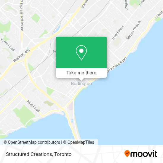 Structured Creations map