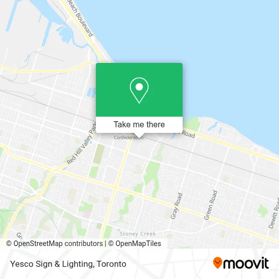 Yesco Sign & Lighting map