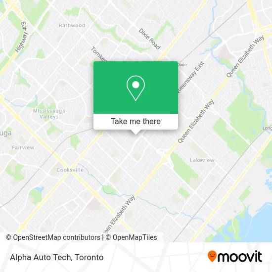 Alpha Auto Tech map
