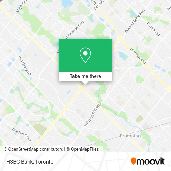 Hsbc Bank map