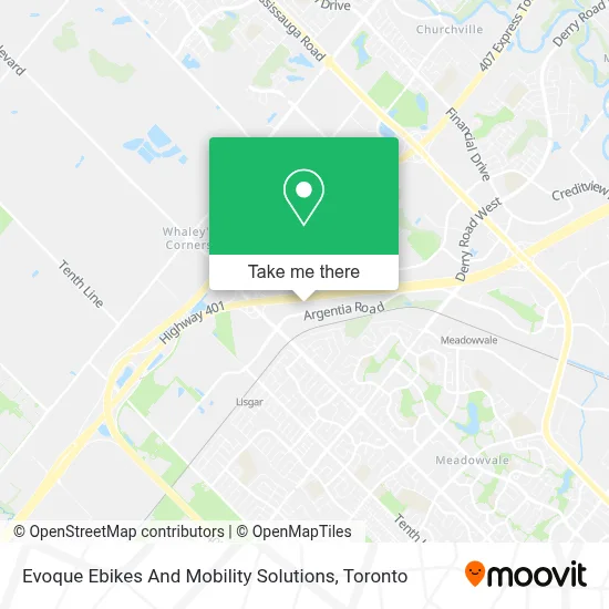 Evoque Ebikes And Mobility Solutions map
