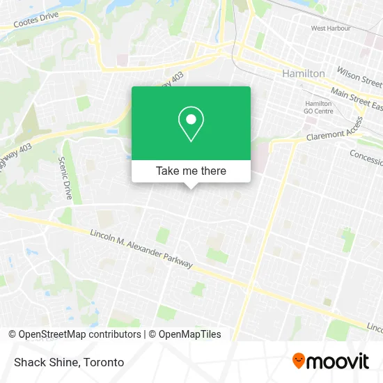 Shack Shine map