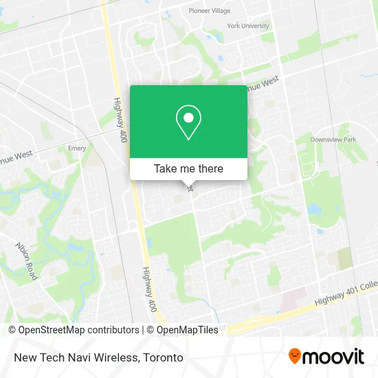 New Tech Navi Wireless map