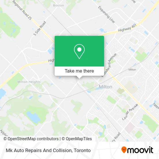 Mk Auto Repairs And Collision map
