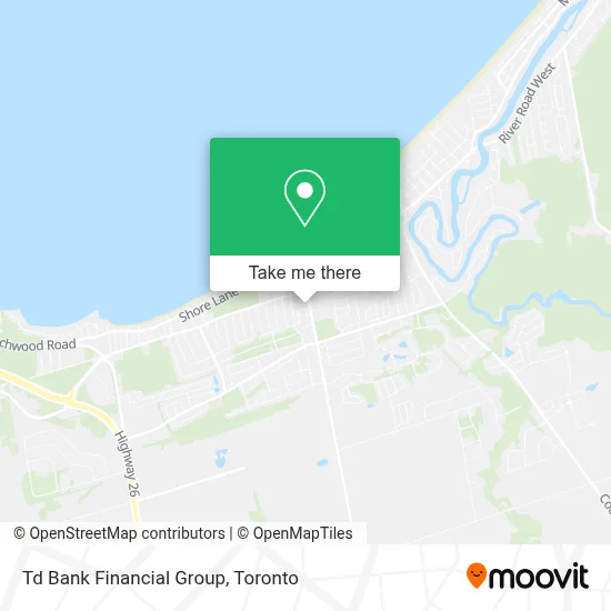 Td Bank Financial Group map