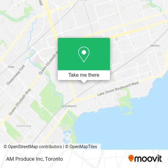 AM Produce Inc map