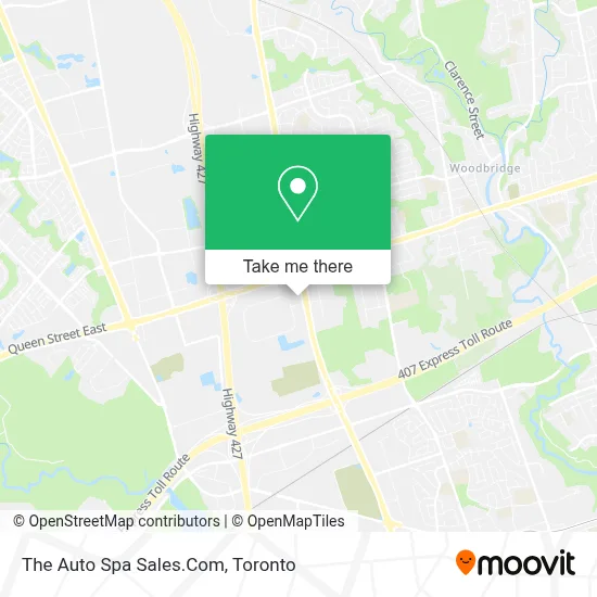 The Auto Spa Sales.Com map