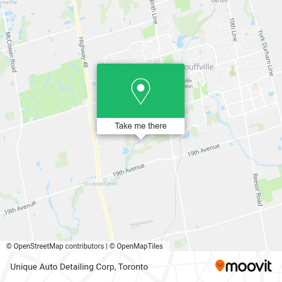 Unique Auto Detailing Corp map