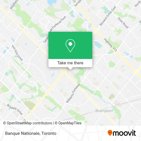 Banque Nationale map