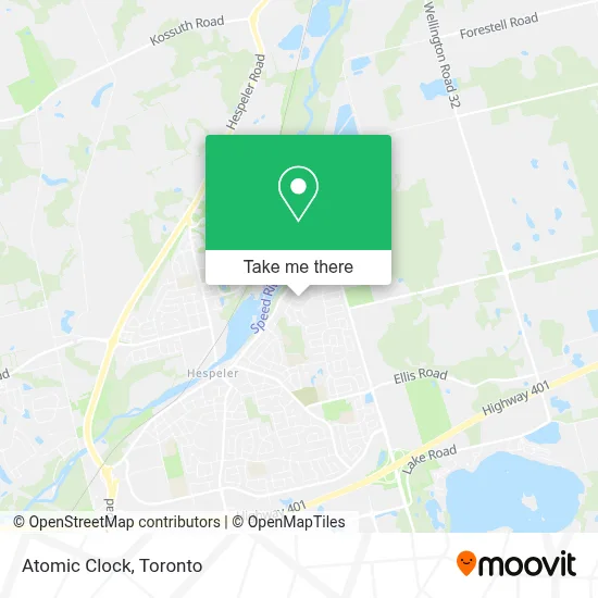 Atomic Clock map