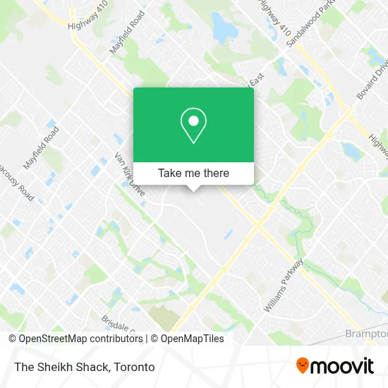 The Sheikh Shack map