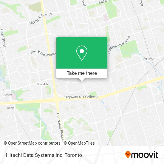 Hitachi Data Systems Inc map