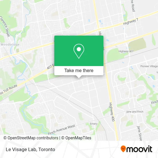 Le Visage Lab map