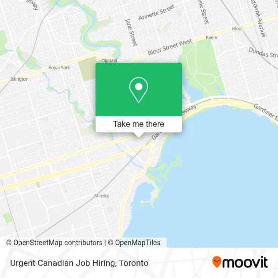 Urgent Canadian Job Hiring map
