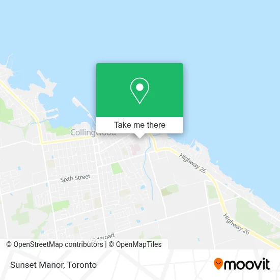 Sunset Manor map