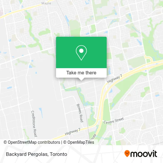 Backyard Pergolas map
