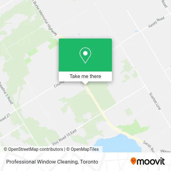 Professional Window Cleaning map
