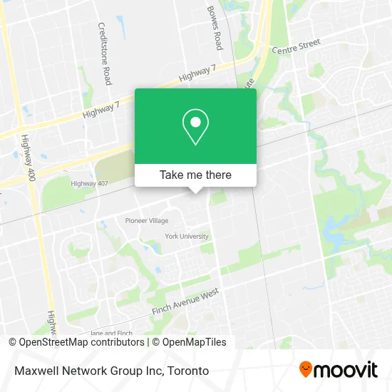 Maxwell Network Group Inc map