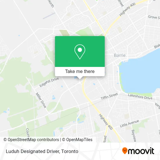 Luduh Designated Driver map