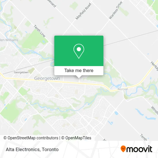 Alta Electronics map