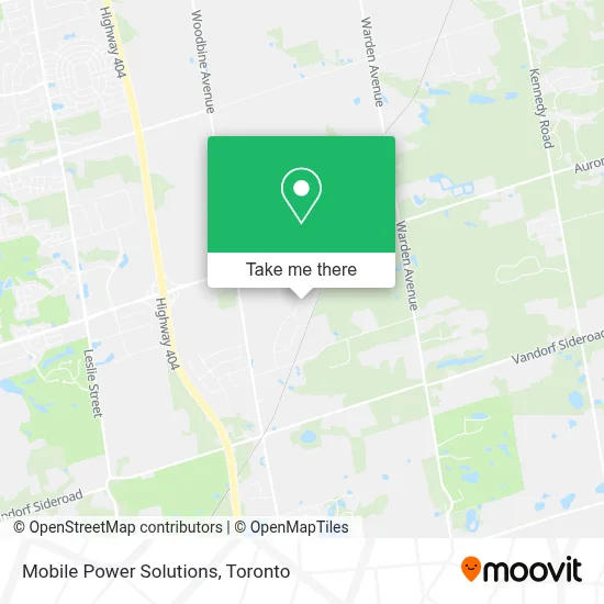 Mobile Power Solutions map