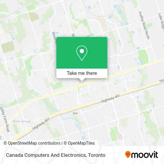Canada Computers And Electronics map