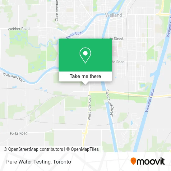 Pure Water Testing map