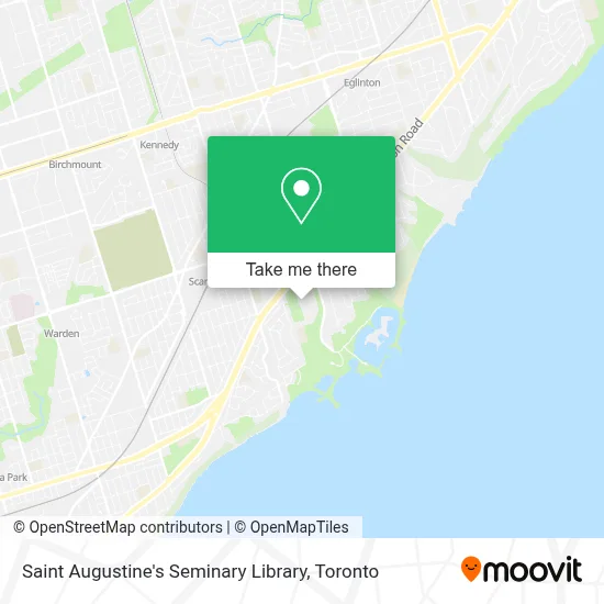 Saint Augustine's Seminary Library map