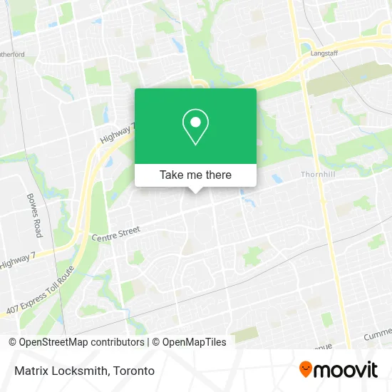 Matrix Locksmith map