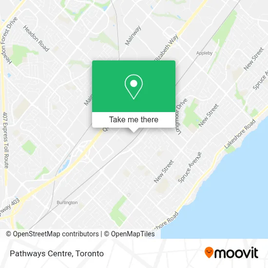 Pathways Centre map