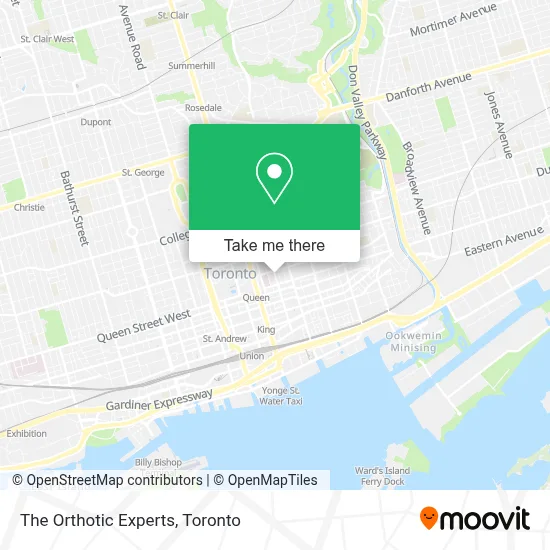 The Orthotic Experts map