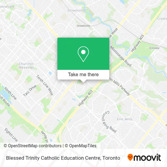 Blessed Trinity Catholic Education Centre map