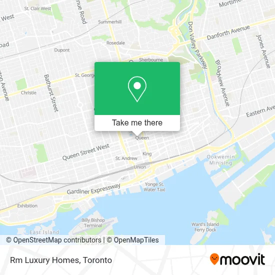 Rm Luxury Homes map