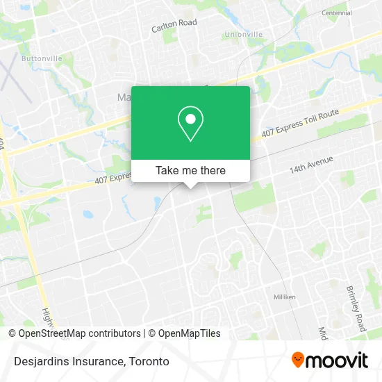 Desjardins Insurance map